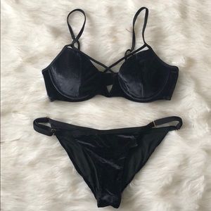 Beach Bunny Black Bikini Small